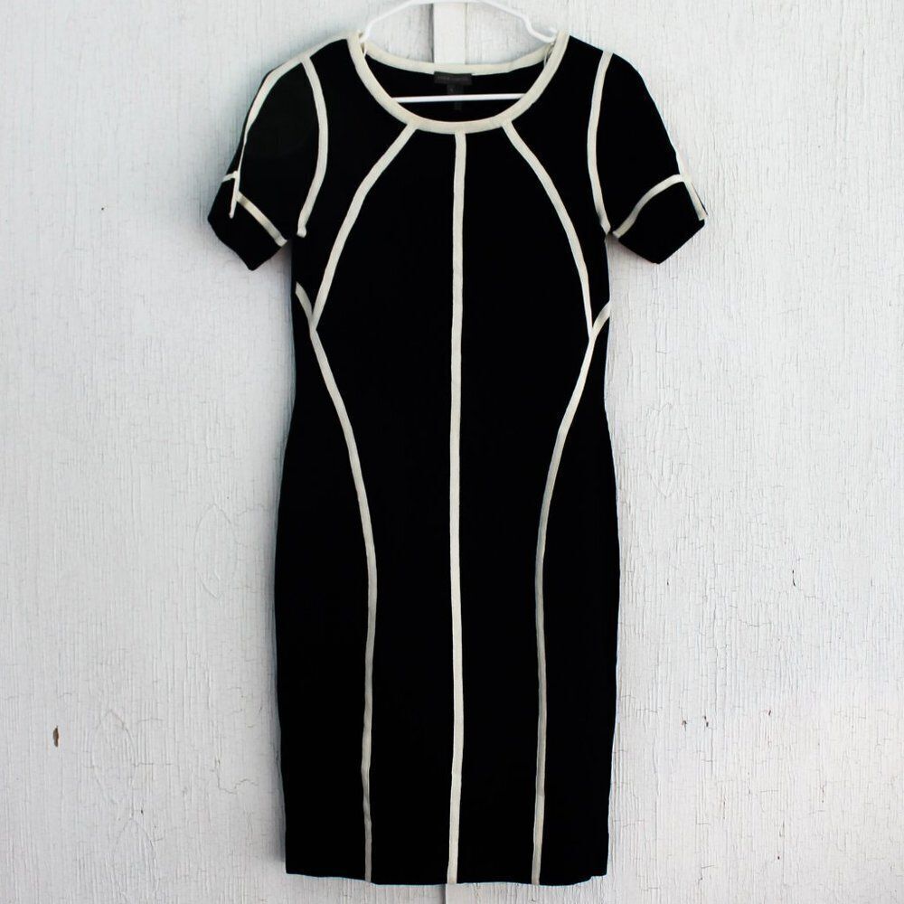 Vince‎ Camuto Dress Body Con Black White Small
